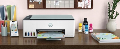Printer multifunksional HP Smart Tank Wireless 582, inkjet, Wi‑Fi, i zi