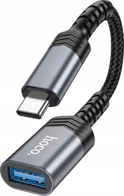 Adapter USB Hoco UA24, Type C në USB 3.0, OTG, i zi