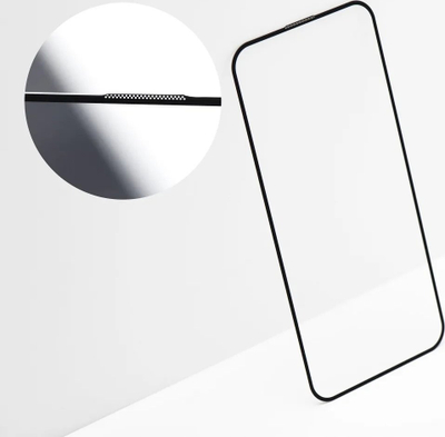 Xham mbrojtës Og Premium për iPhone XR 11, xham i temperuar, skaje të zeza