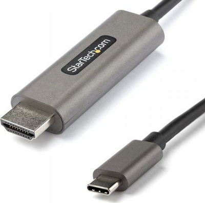 Kabllo USB-C në HDMI StarTech 3m, 4K 60Hz, HDR10, e zezë