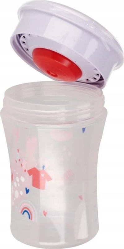 Gotë për fëmijë NUK Magic Cup, 230ml, e kuqe