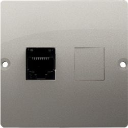 Prizë telefonike Kontakt Simon Basic BMT1.02, RJ12, satin