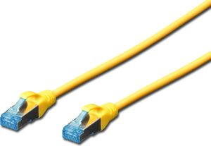 Kabllo rrjeti Digitus CAT 5e SF UTP Patch Cord, RJ45, e verdhë
