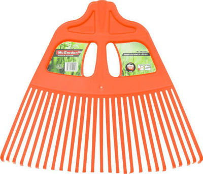 Grabujë  për mbledhjen e gjetheve McGarden (MG-800-0504), plastikë, portokalli