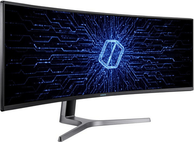 Monitor Samsung CRG90 - LED, 49", DQHD, i zi