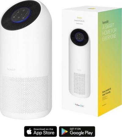 Pastrues ajri smart Hombli Smart Air Purifier XL, për dhoma të mëdha, i bardhë