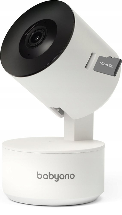 Monitor bebe me video BabyOno Take Care Camera Smart, me pamje në kohë reale, funksione smart, i bardhë