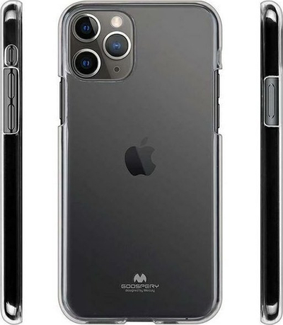 Kllëf telefoni Mercury Premium Clear Jelly për iPhone 11 Pro Max, transparent