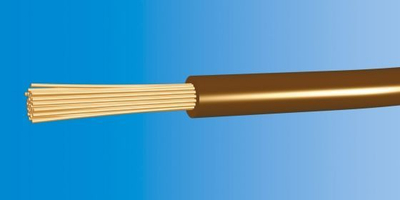 Kabëll elektrik LgY HO5V K 1x0.75mm², bakri, 5m, kafe