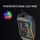 Set 2 copë maus gaming Rampage Blink, USB, 12800 DPI, RGB, i zi