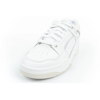 Atlete Puma Slipstream M 38854902, lëkurë natyrale, shollë e lartë, të bardha