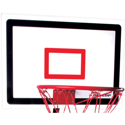Set basketbolli Dunlop Adjustable 3in1, lartësi 1.65 - 2.05 m, i zi me të kuqe