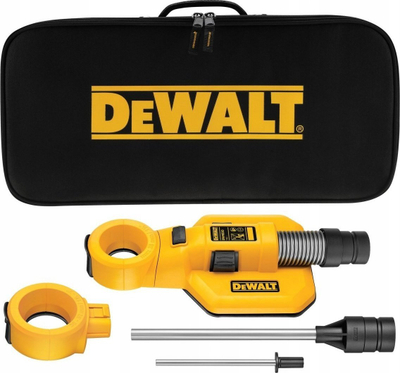 Sistem thithjeje pluhuri për shpim DeWalt DWH050 Airlock, deri 52mm, me grykë pastrimi vrime
