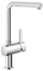 Bateri lavamani Grohe Flair S 31493000, me grykë që rrotullohet, krom