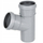Tee kanalizimi Sewer FI 75 75 67°, PP, gri