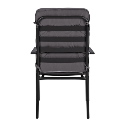 Karrige metalike e jashtme Endika HM5680.01, me jastëk, 60x71x105 cm, gri