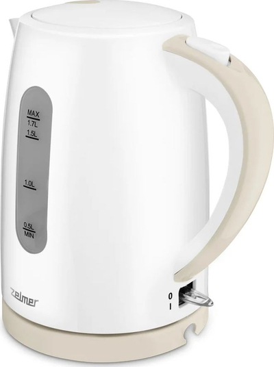 Çajnik elektrik Zelmer ZCK7616I, 1.7L, 2200W, krem