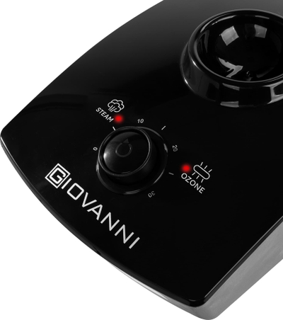 Vaporizues me llampë zmadhimi Giovanni D-21, profesional, i zi
