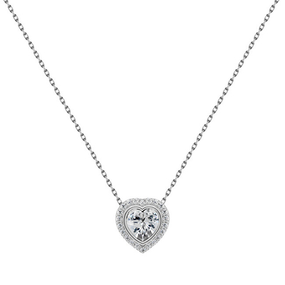 Qafore Brilio Silver Heart NCL23W