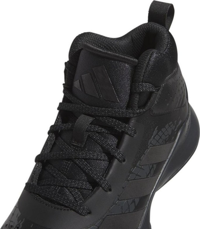 Atlete basketbolli Adidas Cross Em Up 5 K Wide GW4694, për kalamaj, all black, të zeza