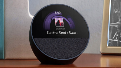 Orë zile smart Amazon Echo Spot, ekran me Alexa, zë i fortë e i pastër, e zezë