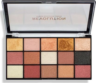 Paletë hijesh për sy Makeup Revolution Palette Re-Loaded Affection, 15 hije