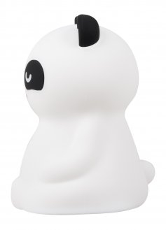 Lampë nate Redleaf Silly Panda, silikon, LED RGB, e bardhë