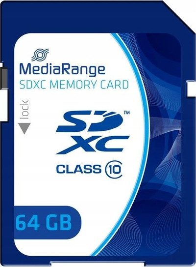 Kartë memorie MediaRange MR965, SDXC 64GB, Class 10