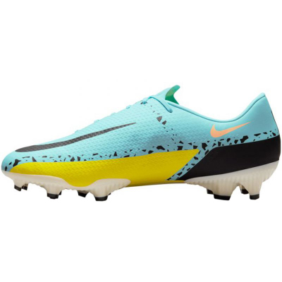 Këpucë futbolli Nike Phantom GT2 Academy FG MG DA4433 407, material që merr frymë, ngjyrë blu