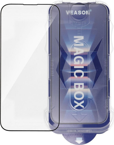 Stikël mbrojtëse Veason 6D Pro për iPhone 11 Pro Max, 9H, e tejdukshme