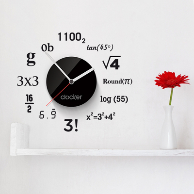 Orë muri Clocker Math, unisex