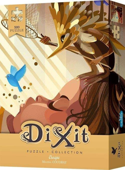 Puzzle Dixit Escape, 500 copa, koleksion artistic, shumëngjyrësh