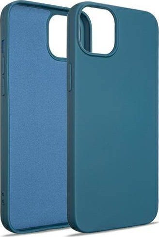 Mbulesë silikoni Beline për iPhone 15 Plus 6.7", mbrojtëse, blu