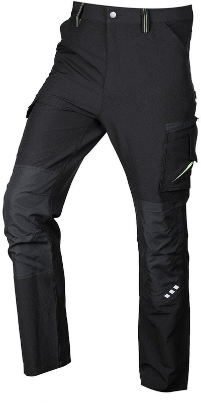 Pantallona pune Neo Mix&amp;Match, 4-way stretch, për burra, të zeza me të gjelbra, masa S