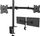 Kllapë tavoline King Mount KG-1019 për 2 monitorë 12"-27", VESA 75x75 / 100x100, 8 kg, e zezë