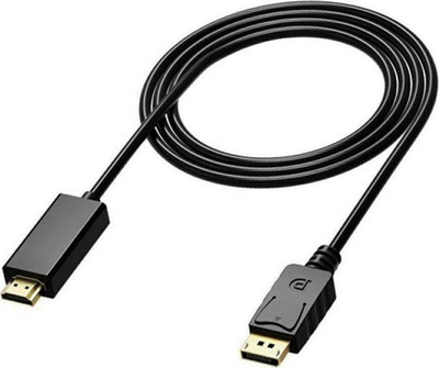 Kabllo DisplayPort në HDMI, 1.8m, Full HD 1080p 120Hz, e zezë