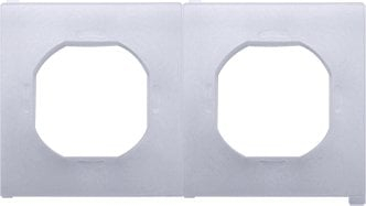 Garniturë për kornizë elektrike Simon 10, 2 module, IP44