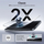 Xham mbrojtës ESR UltraFit Classic për iPhone 16 Pro dhe 17, 9H, set me 2 copa, transparent