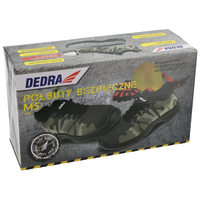 Çizme pune mbrojtëse DEDRA BH9M7 M8, S1 SRC, madhësia 47, gri