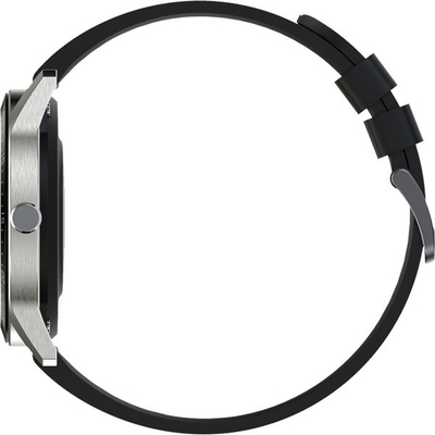 Smartwatch G.Rossi SW018 1, 1.28\", IP68, argjendtë me rrip të zi