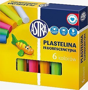 Plastelinë Astra, 6 ngjyra