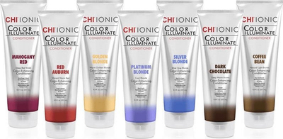 Balsam ngjyrues flokësh CHI Ionic Color Illuminate Rose Gold, rifreskim ngjyre, shkëlqim, 355ml