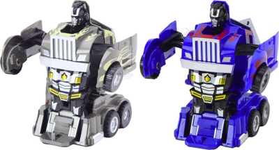 Lodër transformuese LEAN Toys Auto Robot Truck 2in1, kamion në robot, 2 ngjyra