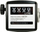 Matës karburanti Geko Oil Meter, analog 4 shifra, 20-120 L/min, i zi
