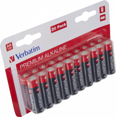 Bateri AA Verbatim R6, 1.5V, 20 copë