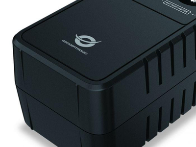 UPS Conceptronic ZEUS 650VA 360W, për zyrë, i zi