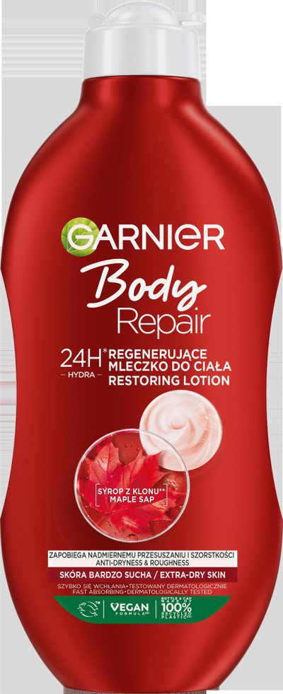 Qumësht trupi Garnier Bodyrepair Balm, rigjenerues, 400ml