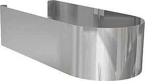 Mbulesë inox GEBERIT Domino 99130000, 70 x 115 x 275 mm, e bardhë krom