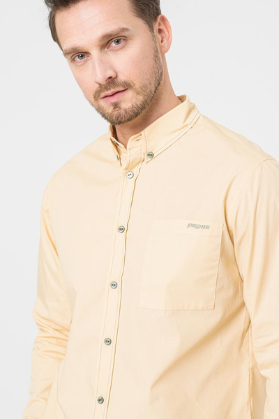 Këmishë casual për meshkuj, masa S, beige