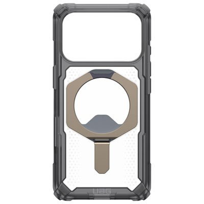 Mbrojtëse telefoni UAG Plasma XTE MagSafe për iPhone 17 Pro, e fortë, me këmbëz, gri Titanium